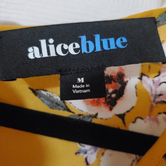 Alice blue yellow floral blouse - Picture 2 of 4